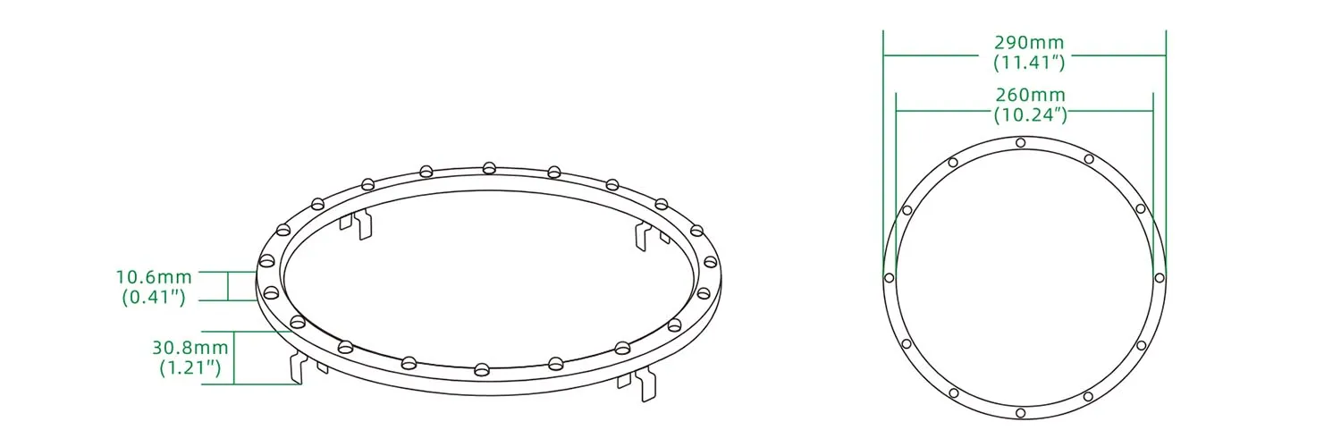 Parsys Ring Dimensions